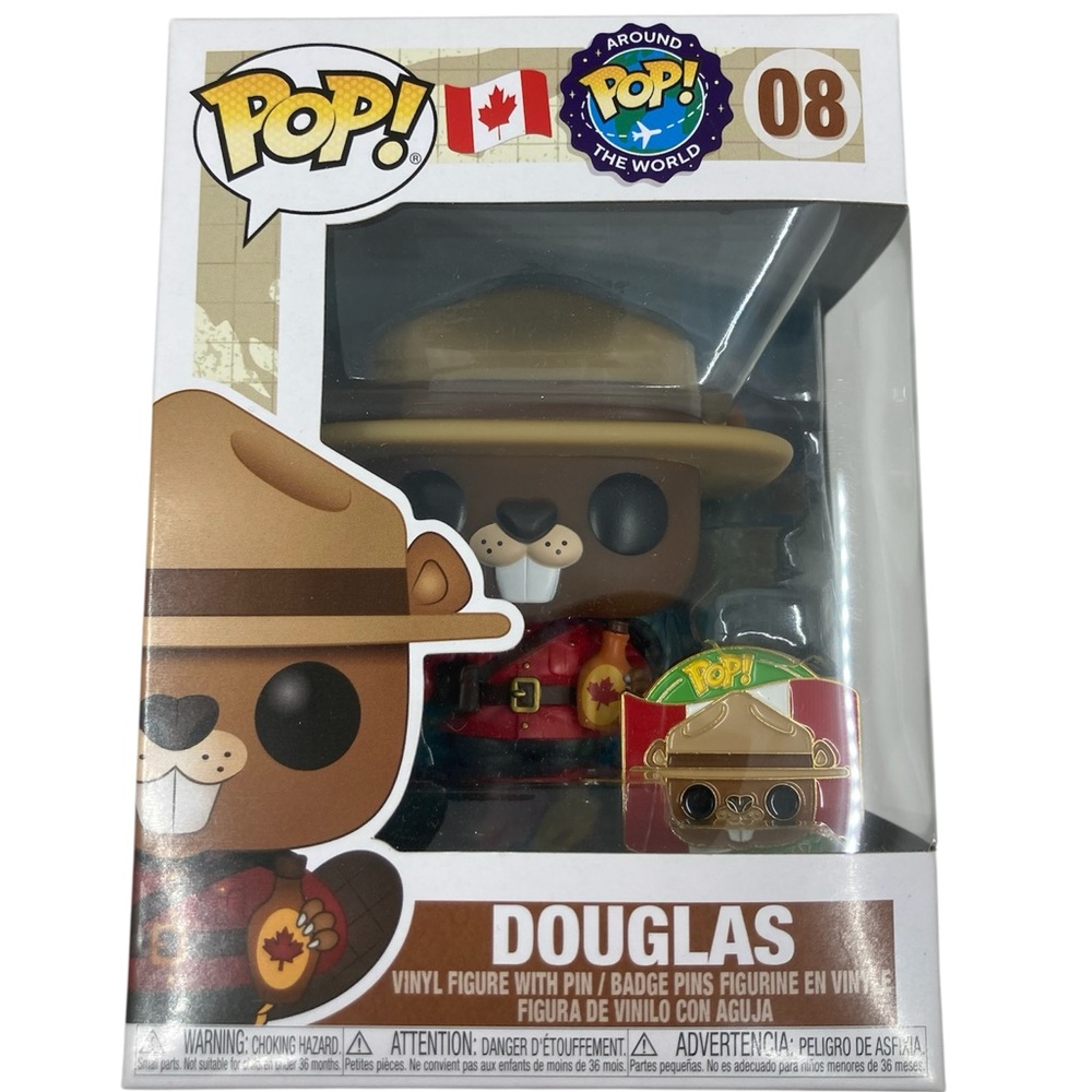 Funko Pop! Around the World Douglas #08 Canada Exclusive with Pin